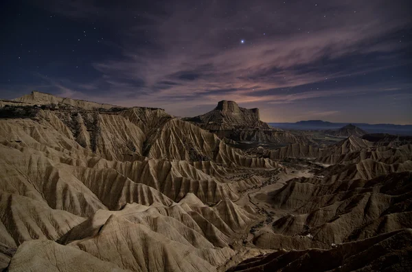 Stars over the desert — Stock Photo, Image