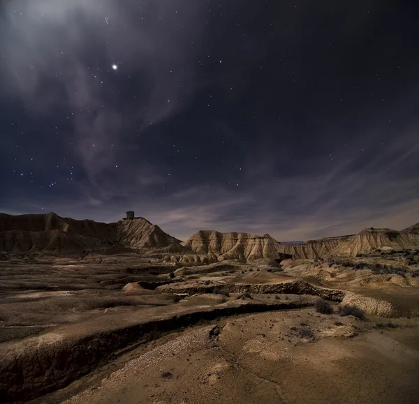 Stars over the desert — Stock Photo, Image