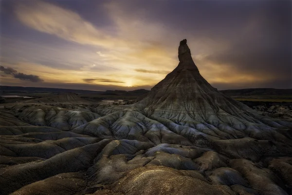 Castildetierra al atardecer — Foto de Stock