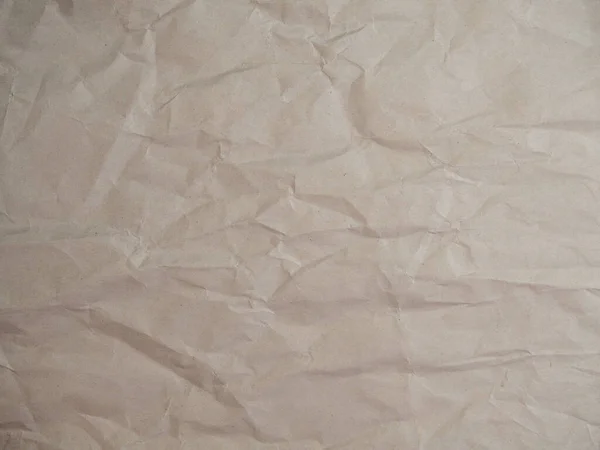 Crumpled Wrinkled Wrapping Paper Abstract Texture Empty Blank Photo — Stock Photo, Image