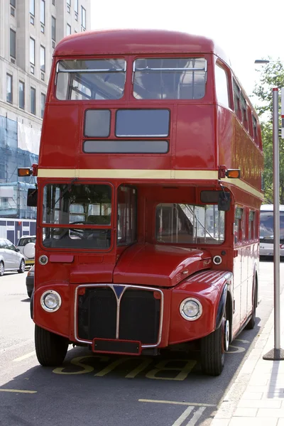 Autobús de Londres cara en Fotos de stock libres de derechos