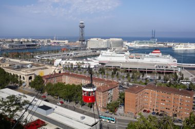 Barcelona havadan görünümü