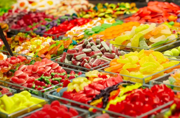 Marmelade snoepjes winkel — Stockfoto