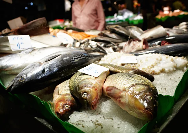 Fischmarkt in Barcelona. — Stockfoto