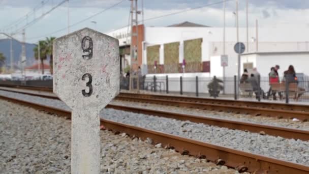 Train de métro à Barcelone — Video