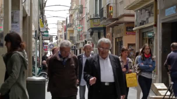 Ruas de Barcelona — Vídeo de Stock