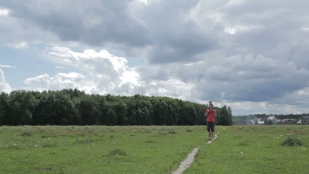 Vater und Sohn — Stockvideo