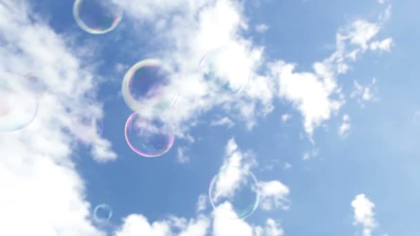 Sky Bubbles — Stok video