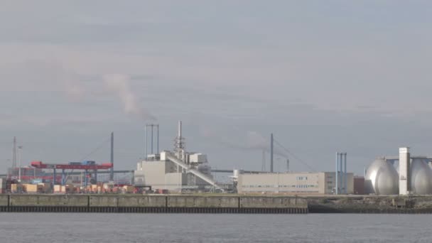 Port w Hamburgu. — Wideo stockowe