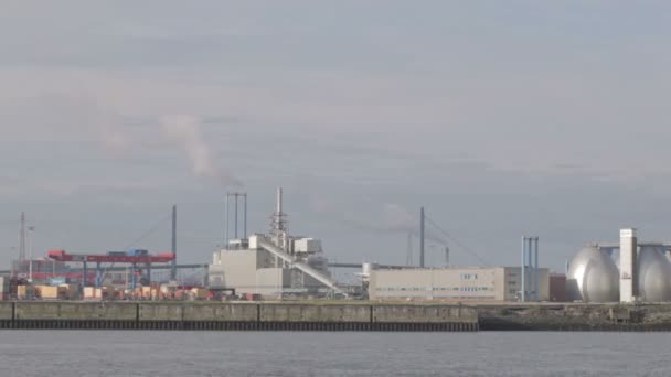 Porto de Hamburgo . — Vídeo de Stock