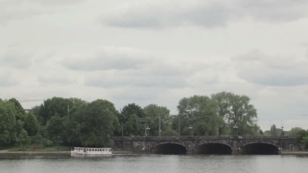 Hamgurg, Allemagne. bateau de rivière 