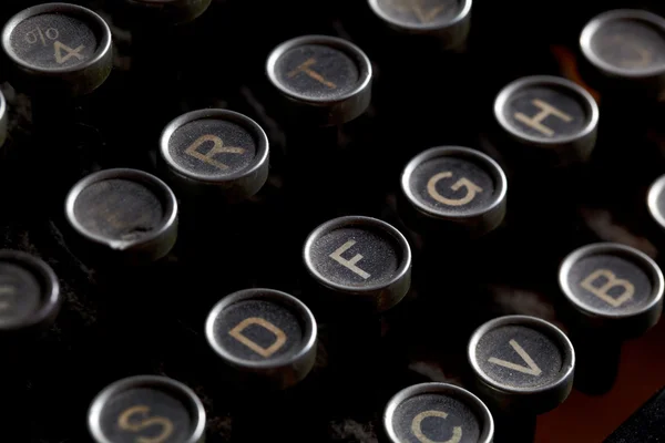 Antike Schreibmaschinenschlüssel — Stockfoto
