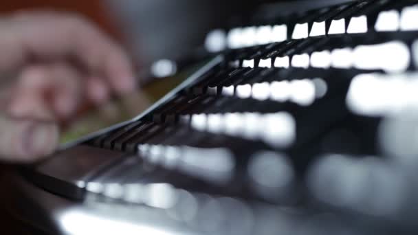 Taper sur le clavier 
