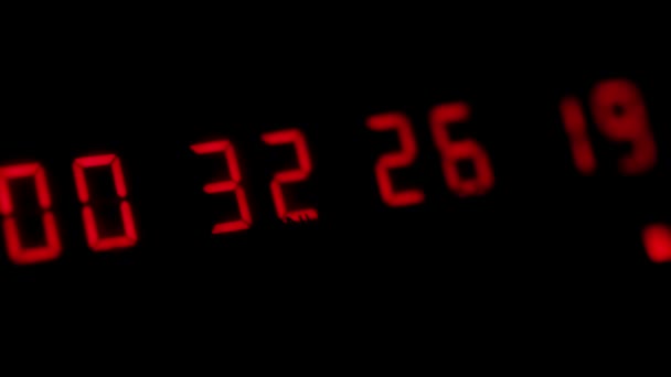 Timecode napájen profesionální analogový rekordér — Stock video