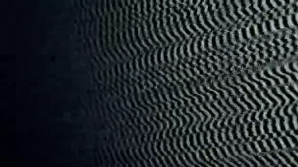 Dark tv bruit blanc avec son. Vue en perspective 