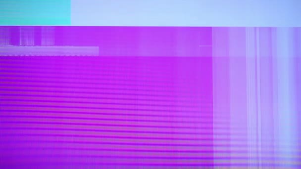 Abstrakter Hintergrund - gebrochenes Display — Stockvideo
