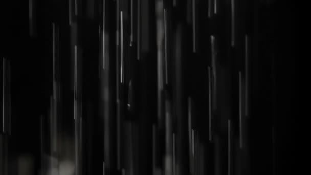 Rain on black — Stockvideo