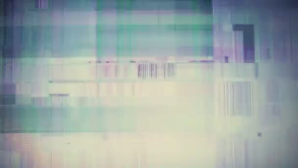 Абстрактный фон - сломанный дисплей — стоковое видео