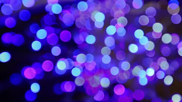 Blaue Bokeh-Bewegung abstrakter Hintergrund — Stockvideo