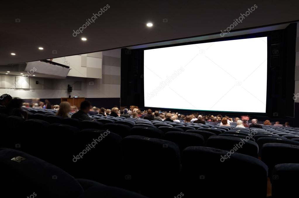 Cinema auditorium with