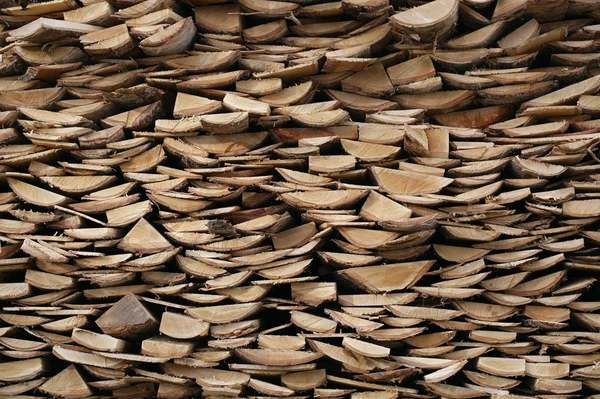 Estructura de tableros de madera apilados . — Foto de Stock