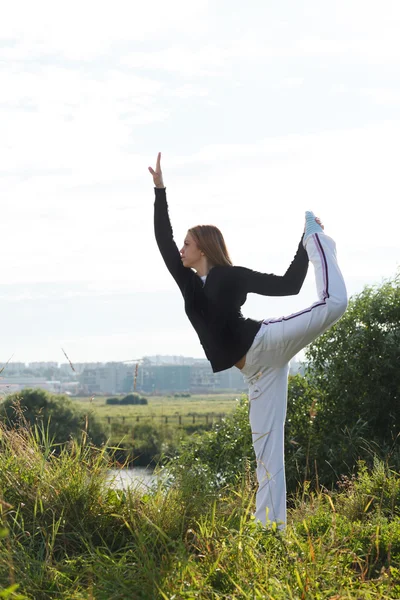 Yoga Asana Pose — Stockfoto