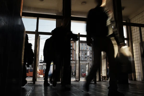 Underground station entrance. — Stock Photo, Image