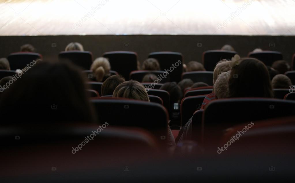 People watching stage performance