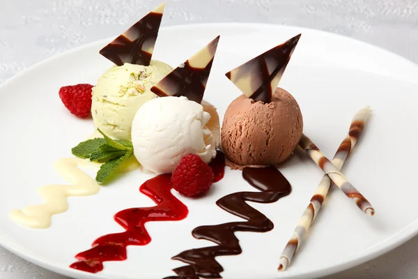 Gelato al gusto gourmet — Foto Stock