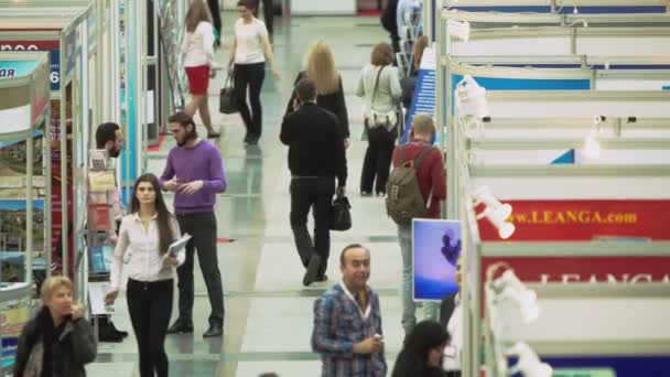 Exposição imobiliária internacional — Vídeo de Stock