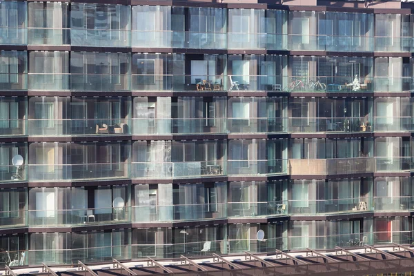 현대 아파트 블록의 외관 — 스톡 사진