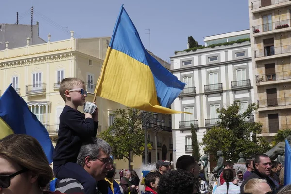 Ucrania Protestas de guerra — Foto de Stock