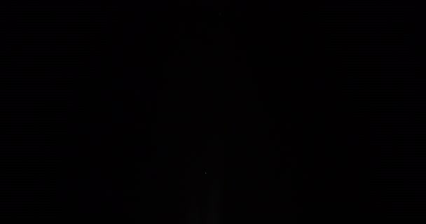 Přední Pohled Velké Osobní Letadlo Rozsvícenými Světlomety Bočními Světly Vzlétá — Stock video