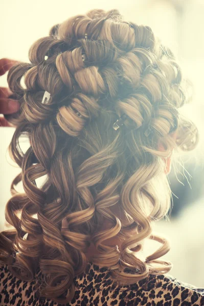 Curly hair — Stock Photo, Image