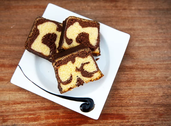 Bolo de mármore — Fotografia de Stock