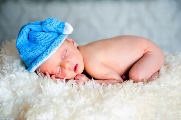 Newborn baby boy — Stock Photo, Image