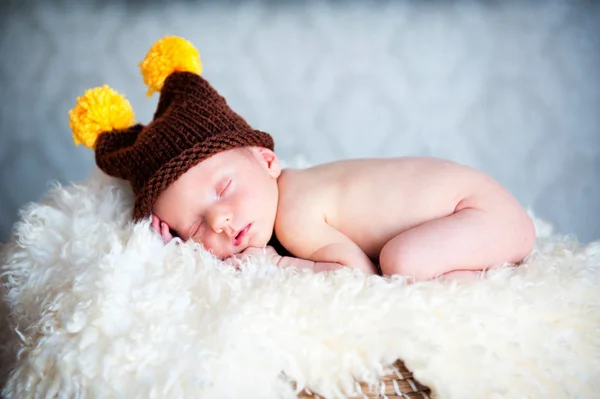 Newborn baby boy — Stock Photo, Image