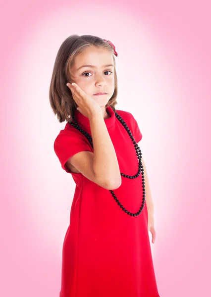 Portrait of a beautiful girl — Stock Photo, Image