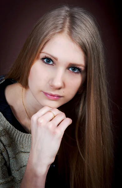 Retrato de uma menina bonita — Fotografia de Stock