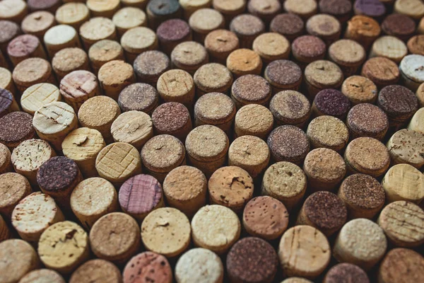 Wine Corks Background Top View Close — Stock Photo, Image