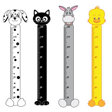 Bumper children meter wall clipart