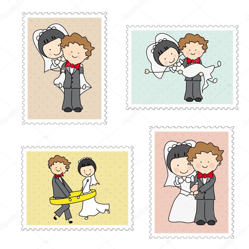 Stamps just married