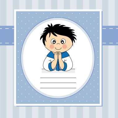 İlk komünyon çocuğu