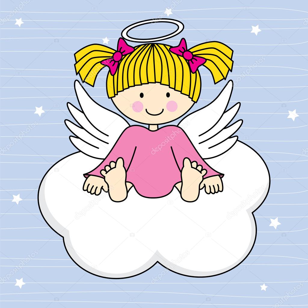 800 ilustraciones de stock de Angelitos bebes | Depositphotos®