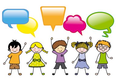 Çocuklarda grup diyalog kutuları