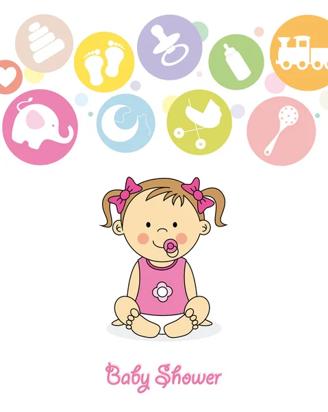 Baby shower — Stock Vector