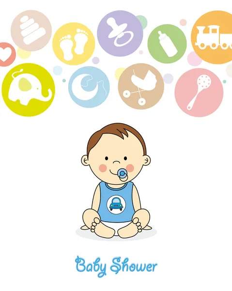 Baby shower — Stock Vector