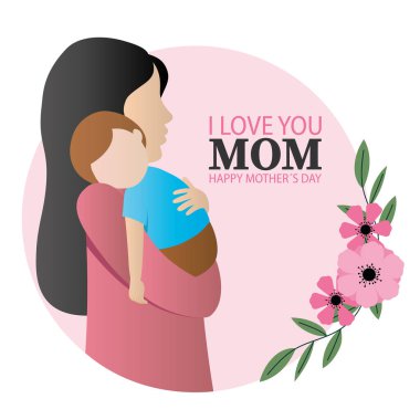 Anneler Günün kutlu olsun. Anne ve oğul kucaklaşır.