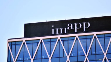Varşova, Polonya. 4 Ekim 2021. İmza Im App. Şirket tabela Im Uygulaması