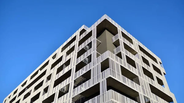 Fragment Abstrait Architecture Contemporaine Quartier Résidentiel Ville Immeubles Appartements Modernes — Photo